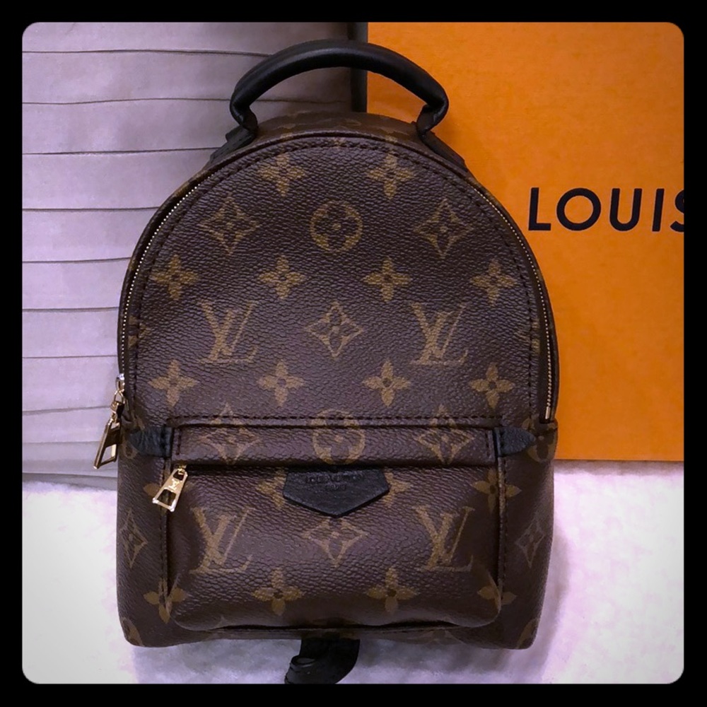 2020-Newer zipper Louis Vuitton Mini Palm Springs